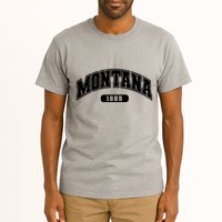Montana Collegiate Style 1889 Tall T-Shirt
