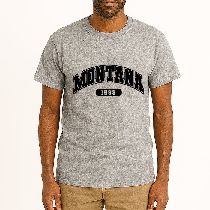 Montana Collegiate Style 1889 Tall T-Shirt