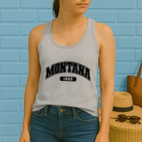 Montana Collegiate Style 1889 Womens Tank Top