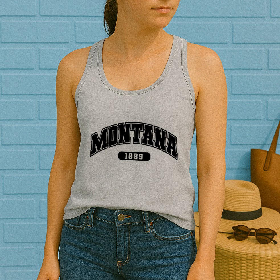 Montana Collegiate Style 1889 Womens Tank Top