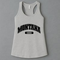 Montana Collegiate Style 1889 Womens Tank Top