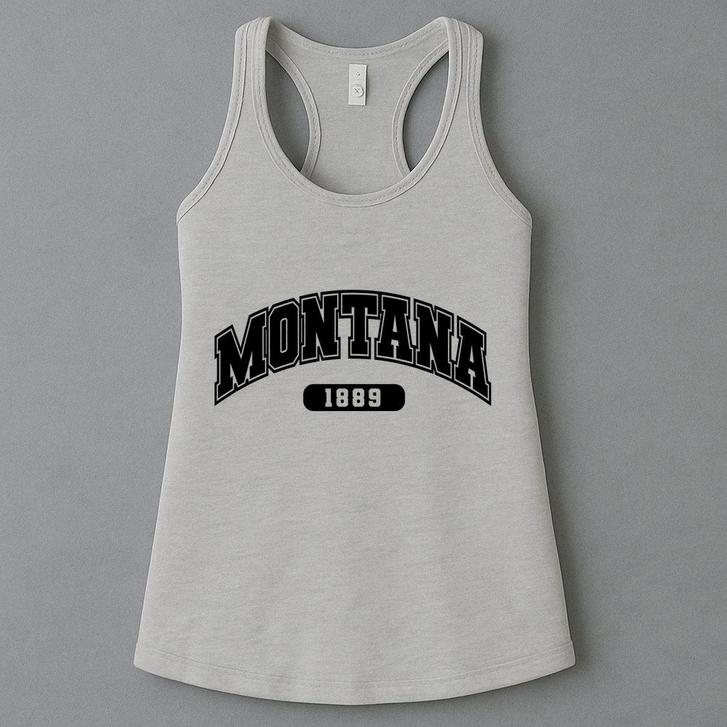 Montana Collegiate Style 1889 Womens Tank Top