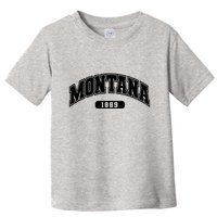 Montana Collegiate Style 1889 Toddler T-Shirt