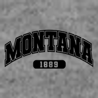Montana Collegiate Style 1889 Kids Hoodie