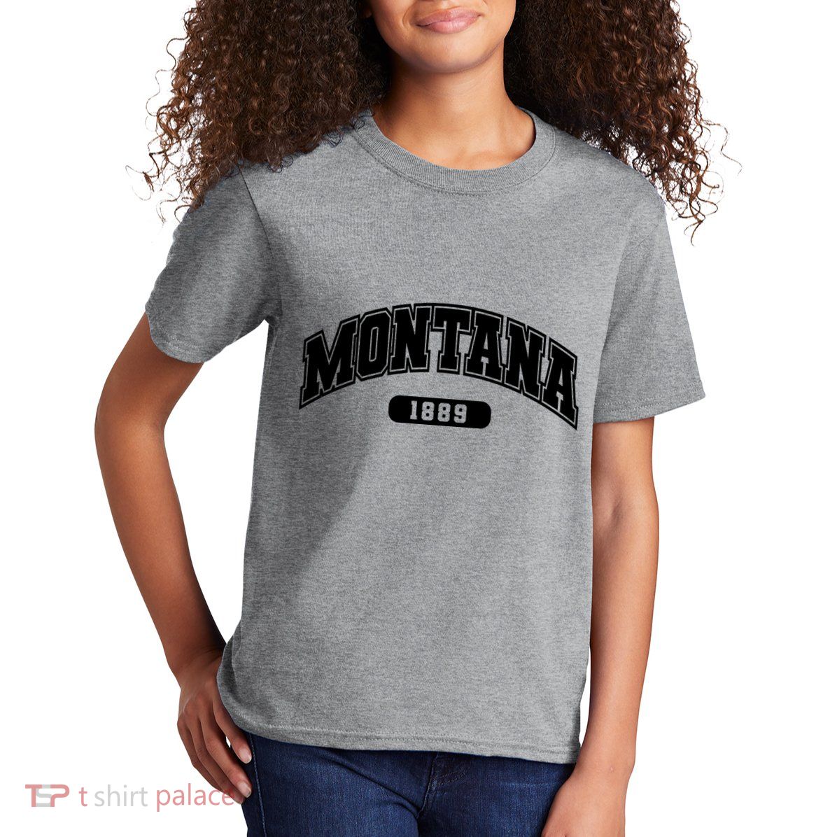 Montana Collegiate Style 1889 Kids T-Shirt