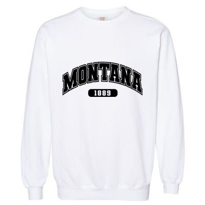 Montana Collegiate Style 1889 Garment-Dyed Sweatshirt