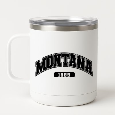 Montana Collegiate Style 1889 12 oz Stainless Steel Tumbler Cup