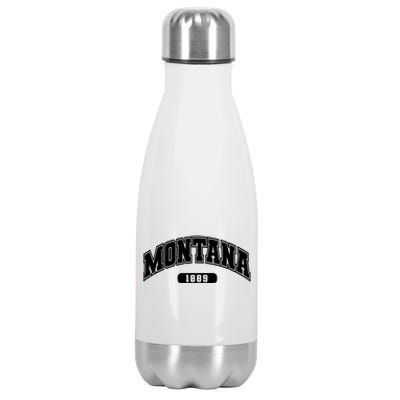 Montana Collegiate Style 1889 Stainless Steel Insulated Water Bottle