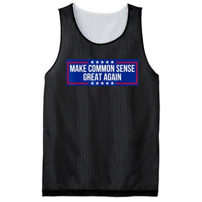 Make Common Sense Great Again Mesh Reversible Basketball Jersey Tank