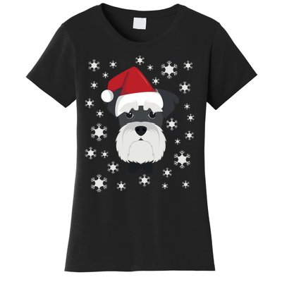 Merry Christmas Schnauzer Dog Ugly Sweater Long Sleeve Women's T-Shirt