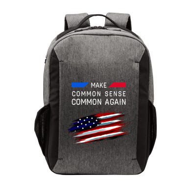 Make Common Sense Common Again Anti Woke Anti Liberal Vector Backpack