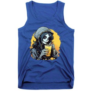 Momster Cute Skeleton Juice Funny Halloween Gift Tank Top