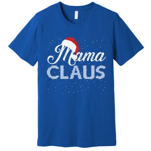 Mama Claus Santa Hat Christmas Celebration Gift Premium T-Shirt