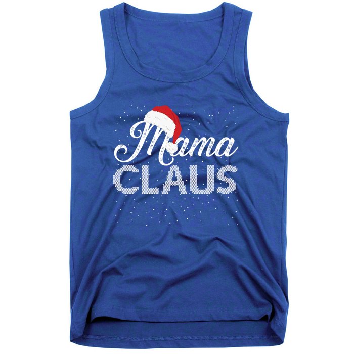 Mama Claus Santa Hat Christmas Celebration Gift Tank Top