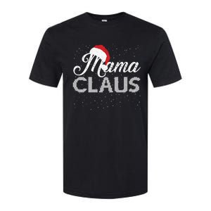 Mama Claus Santa Hat Christmas Celebration Gift Softstyle CVC T-Shirt