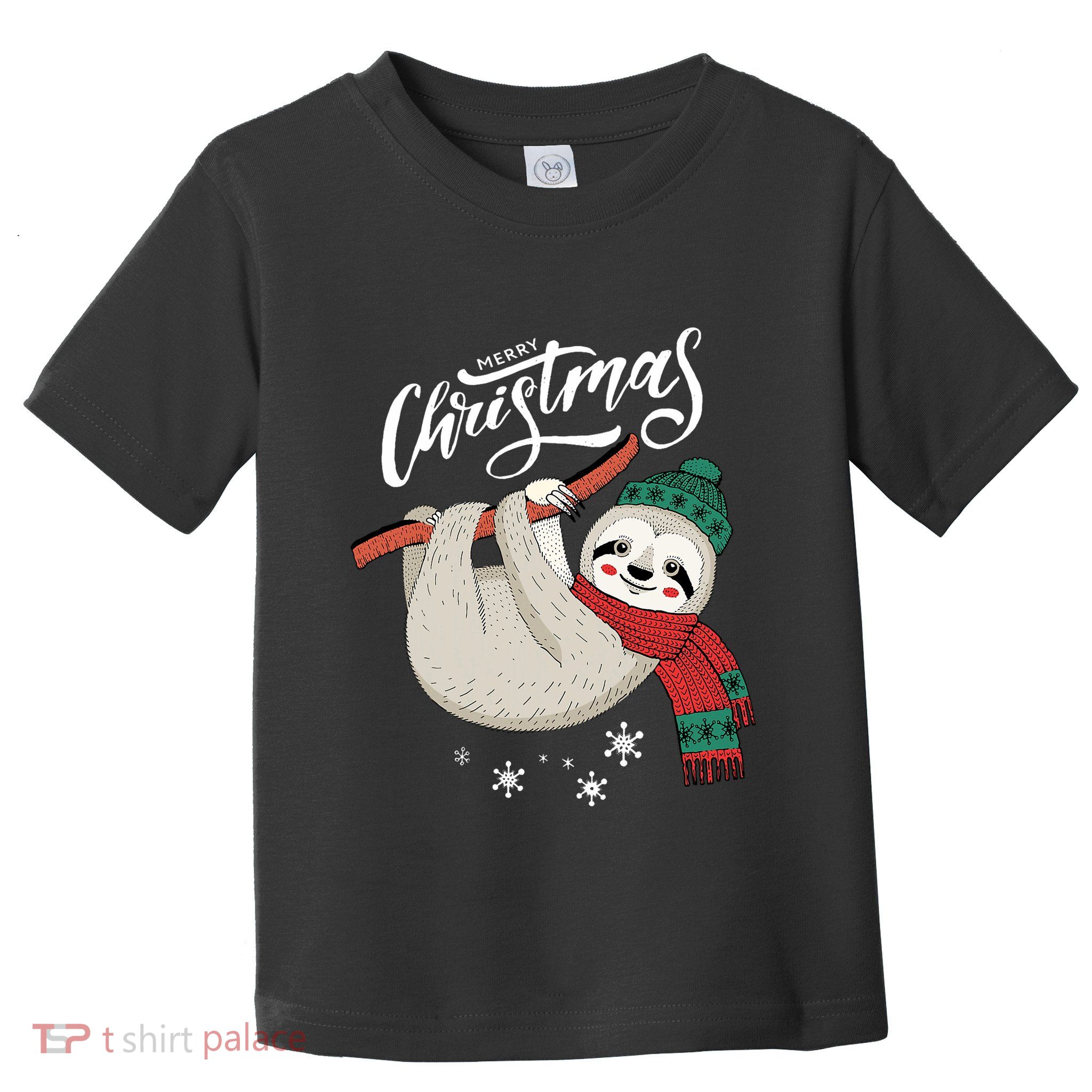 Merry Christmas Slothmas Sloth Lovers Xmas Holiday Gift Toddler T-Shirt