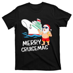 Merry Cruisemas Santa Claus Christmas Family Cruise Graphic T-Shirt