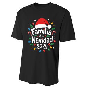 Merry Christmas Spanish Family Familia De Navidad 2024 Spain Tank Top Performance Sprint T-Shirt