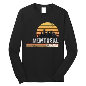 Montreal Canada Souvenir Vacation Travel Reminder Long Sleeve Shirt