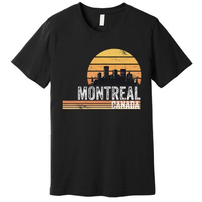 Montreal Canada Souvenir Vacation Travel Reminder Premium T-Shirt