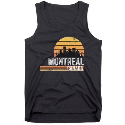 Montreal Canada Souvenir Vacation Travel Reminder Tank Top