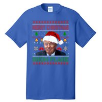 Merry Christmas Snowflake Santa Trump Xmas Ugly Sweater Tall T-Shirt