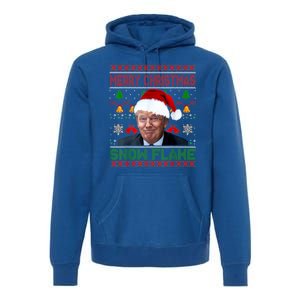 Merry Christmas Snowflake Santa Trump Xmas Ugly Sweater Premium Hoodie