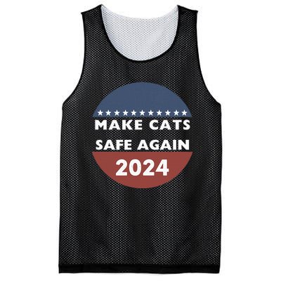 Make Cats Safe Again Harris Trump President Funny Politics Mesh Reversible Basketball Jersey Tank