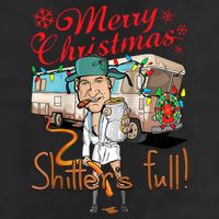 Merry Christmas Shitter's Full 7 Panel Mesh Trucker Snapback Hat