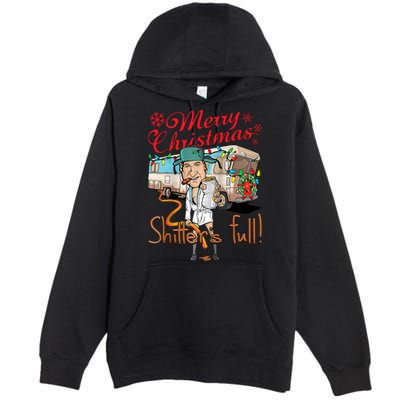 Merry Christmas Shitter's Full Premium Pullover Hoodie