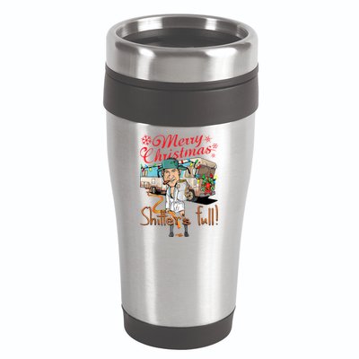 Merry Christmas Shitter's Full 16oz Travel Tumbler