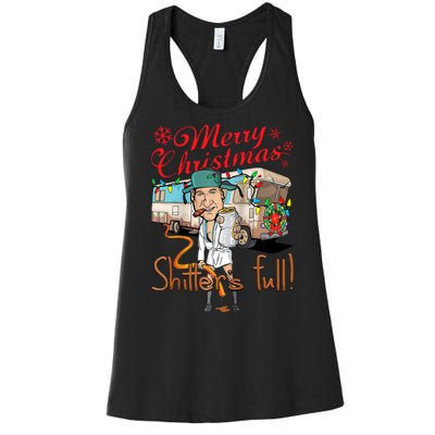 Merry Christmas Shitter's Full Women's Racerback Tank