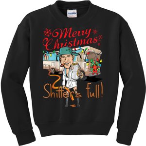 Merry Christmas Shitter's Full Kids Sweatshirt