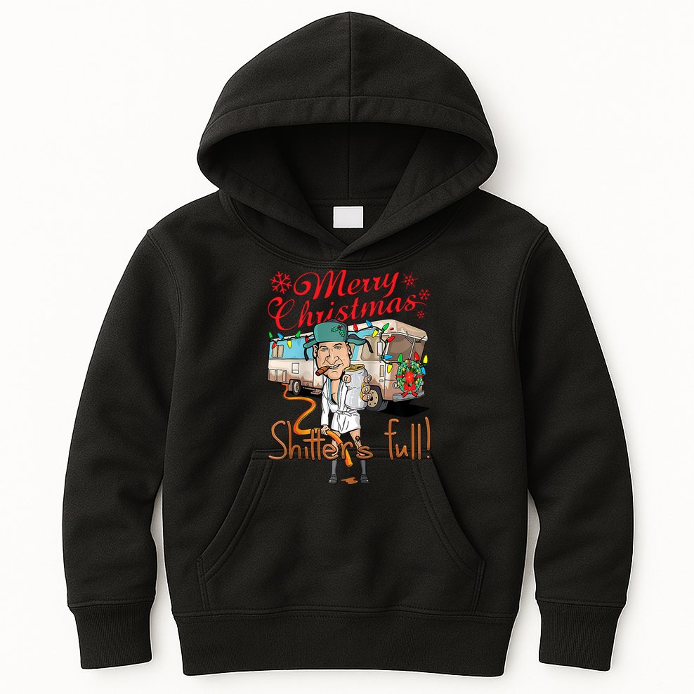 Merry Christmas Shitter's Full Kids Hoodie
