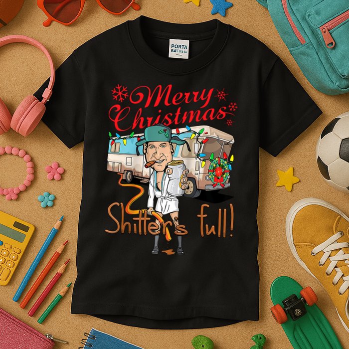 Merry Christmas Shitter's Full Kids T-Shirt