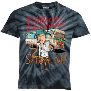 Merry Christmas Shitter's Full Kids Tie-Dye T-Shirt