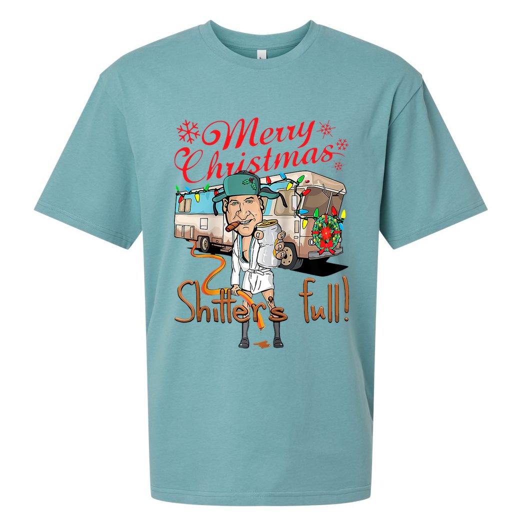 Merry Christmas Shitter's Full Sueded Cloud Jersey T-Shirt