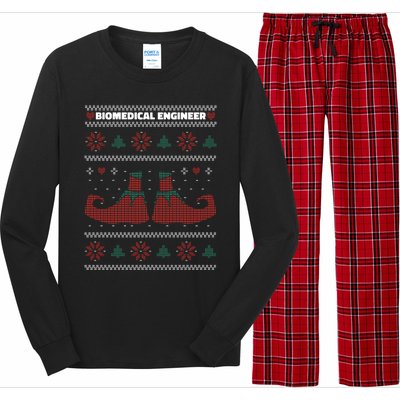 Merry Christmas Santa Gnome Biomedical Engineer Xmas Funny Great Gift Long Sleeve Pajama Set