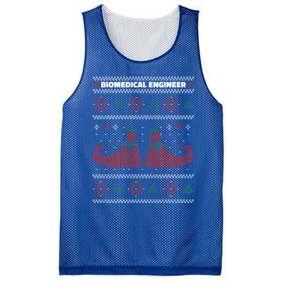 Merry Christmas Santa Gnome Biomedical Engineer Xmas Funny Great Gift Mesh Reversible Basketball Jersey Tank