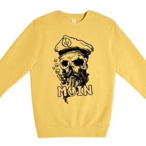 Moin Captain Skull Premium Crewneck Sweatshirt