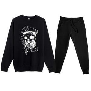 Moin Captain Skull Premium Crewneck Sweatsuit Set