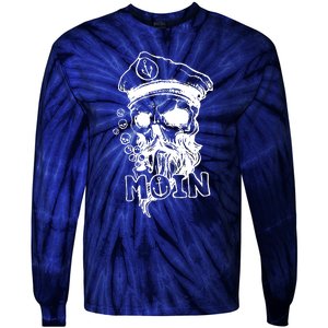 Moin Captain Skull Tie-Dye Long Sleeve Shirt