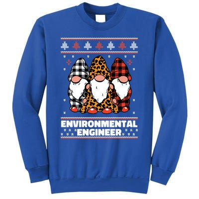 Merry Christmas Santa Gnome Environtal Engineer Xmas Funny Gift Sweatshirt