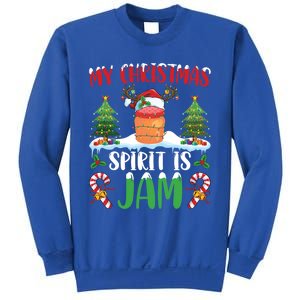 My Christmas Spirit Jam Wearing Santa Hat Xmas Christmas Gift Sweatshirt