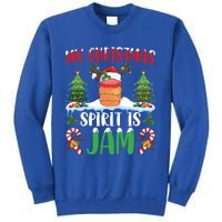 My Christmas Spirit Jam Wearing Santa Hat Xmas Christmas Gift Sweatshirt