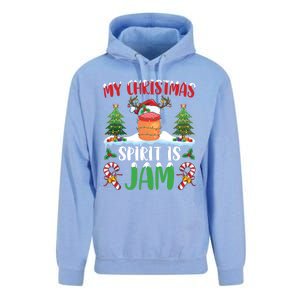 My Christmas Spirit Jam Wearing Santa Hat Xmas Christmas Gift Unisex Surf Hoodie