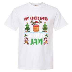 My Christmas Spirit Jam Wearing Santa Hat Xmas Christmas Gift Garment-Dyed Heavyweight T-Shirt