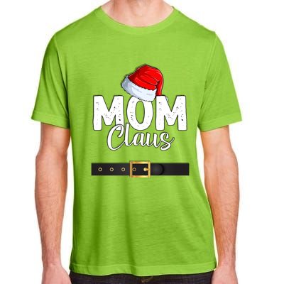 Mom Christmas Santa Claus Costume For Mama Mother Santa Suit Gift Adult ChromaSoft Performance T-Shirt