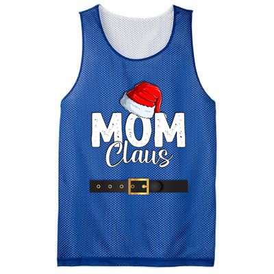 Mom Christmas Santa Claus Costume For Mama Mother Santa Suit Gift Mesh Reversible Basketball Jersey Tank