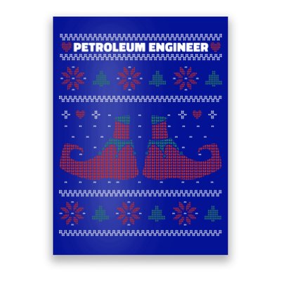 Merry Christmas Santa Gnome Petroleum Engineer Xmas Funny Meaningful Gift Poster